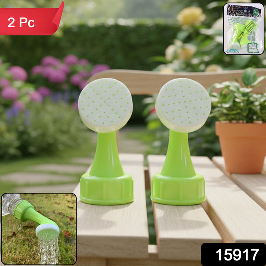 Bottle Watering Nozzle For Plants  Garden Water Sprinkler Head (2 Pc)